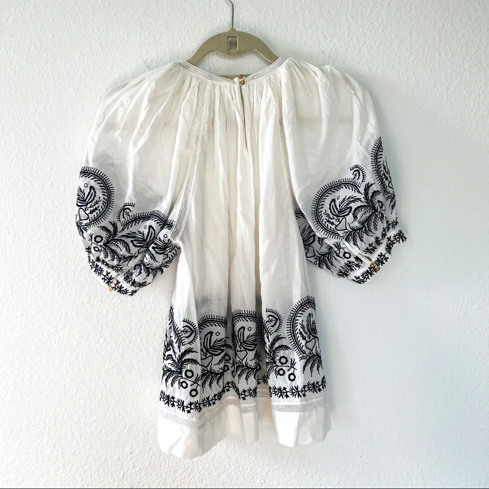 Ulla Johnson Blythe Embroidered Blouse - Picture 7 of 9